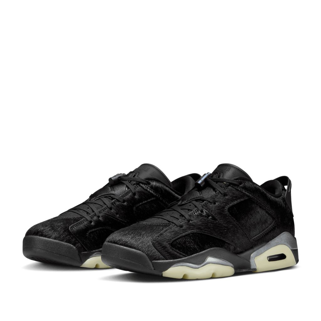Nike W Air Jordan 6 Retro Low Basket Black Black - Women Shoes Original