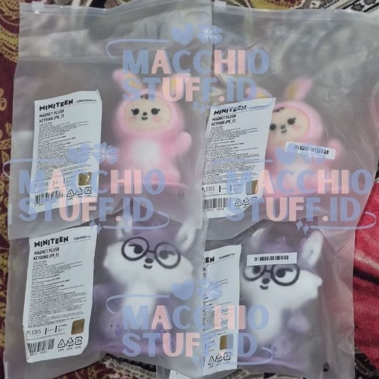 [READY] MINITEEN SEVENTEEN JJONGTORAM FOXDUNGEE CHANDALEE KEYRING MAGNET PLUSH
