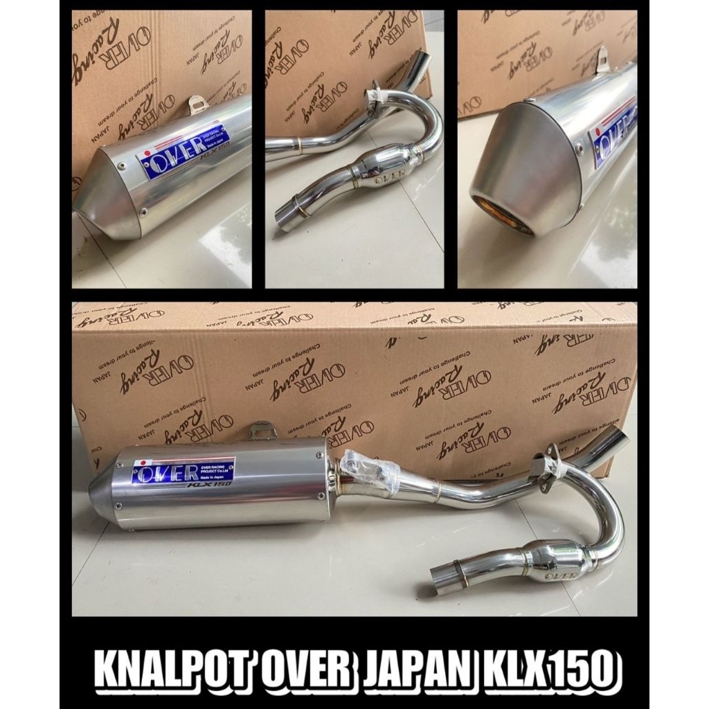 knalpot over racing japan klx 150 kawasaki