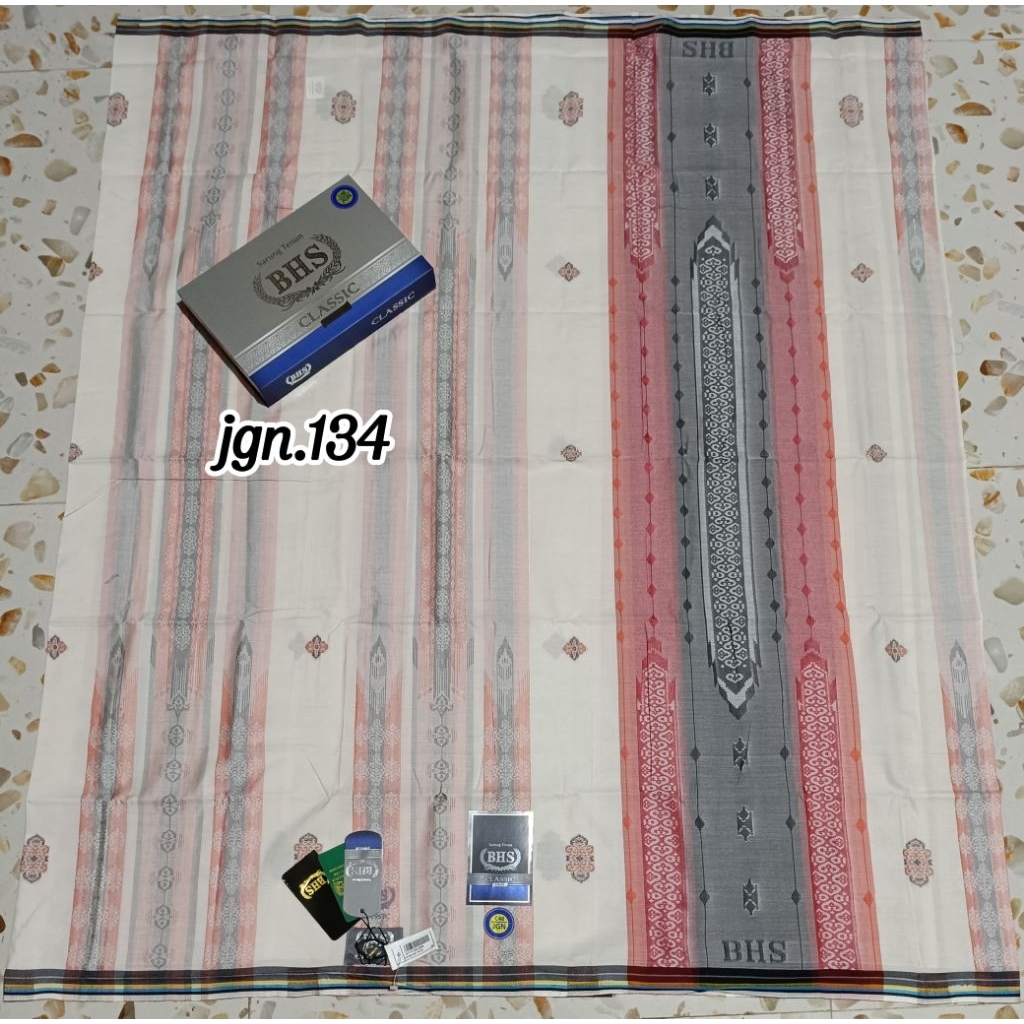 Sarung BHS Classic JACQUARD Motif JGB JGF JGN JSK JGM JGE JGL Mix Silver