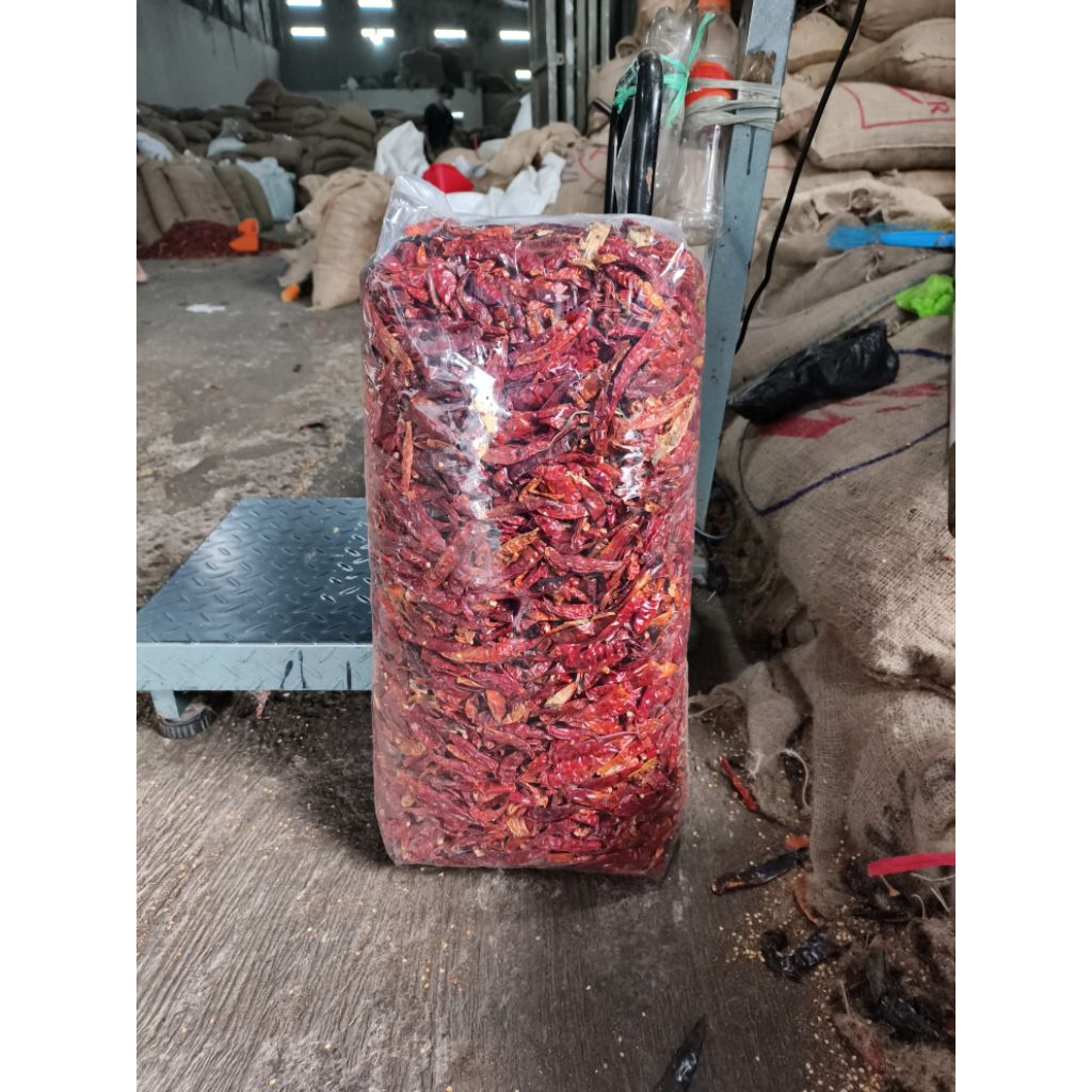 Cabe Rawit Kering Tanpa Tangkai Teja Super Pedas 1 kg