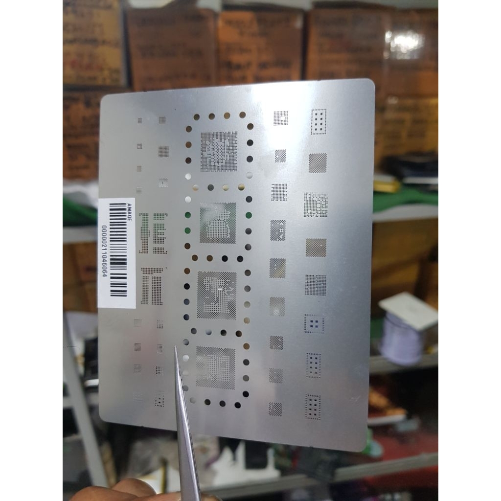 plat BGA SAM 13 / PLAT CETAKAN IC CPU SDM450