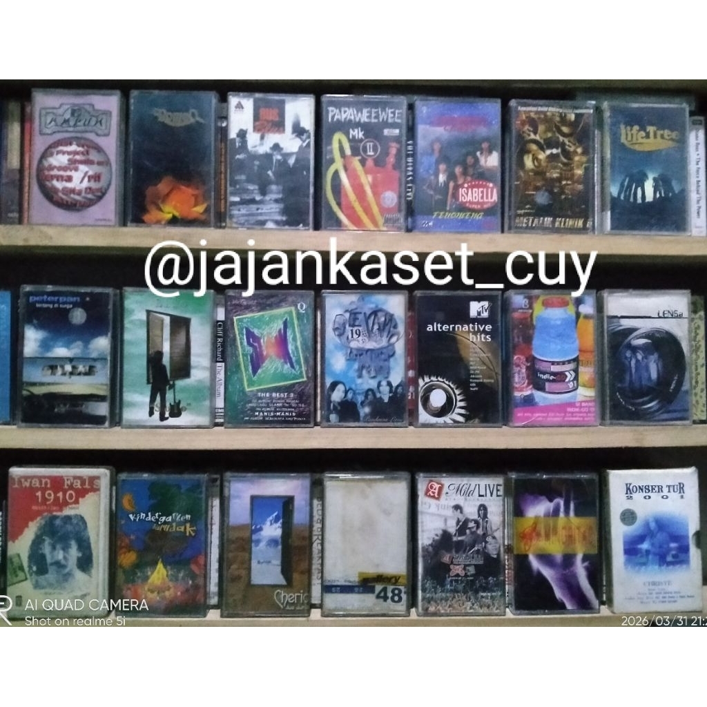 KASET PITA INDONESIA DUA SLANK IWAN FALS DEWA PETERPAN ROMEO EBIET KLA GONG2000 TOHPATI CHRISYE ANDR