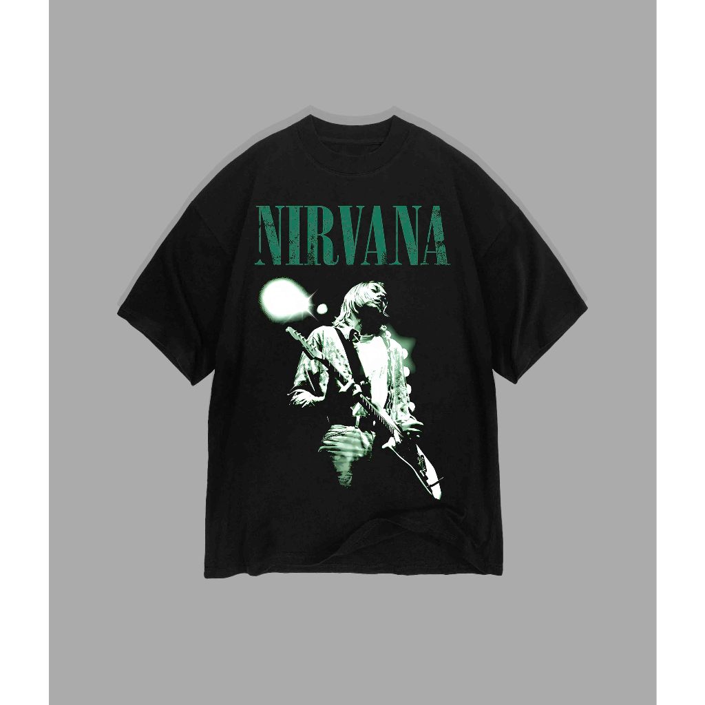 Kaos Nirvana Kurt Cobain Show Vintage
