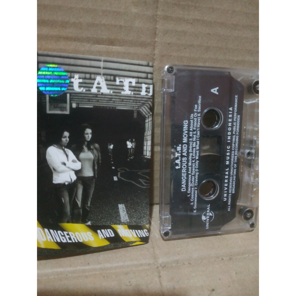 tATu Audio Cassette : Dangerous and Moving