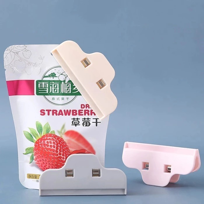 MKNA Klip Penjepit Bungkus Snack Makanan Plastik Serbaguna Praktis untuk makanan ringan