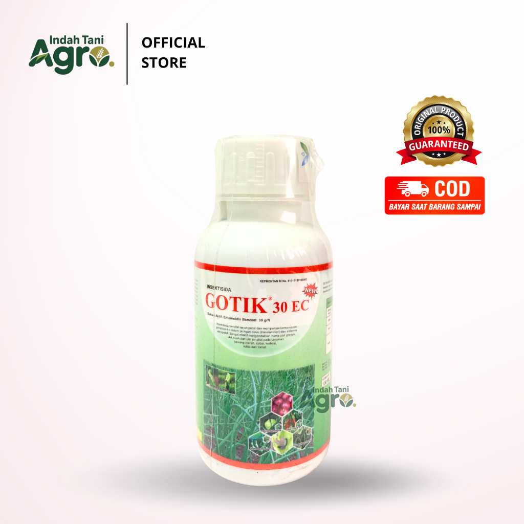 GOTIK Insektisida 30 EC 100ml Emamektin Benzoat Mengendalikan Ulat Grayak