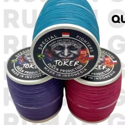 SENAR GELASAN joker 0,25 1600 yard mainan layang layang aduan sambitan TURNAMENT senar sambitan adua