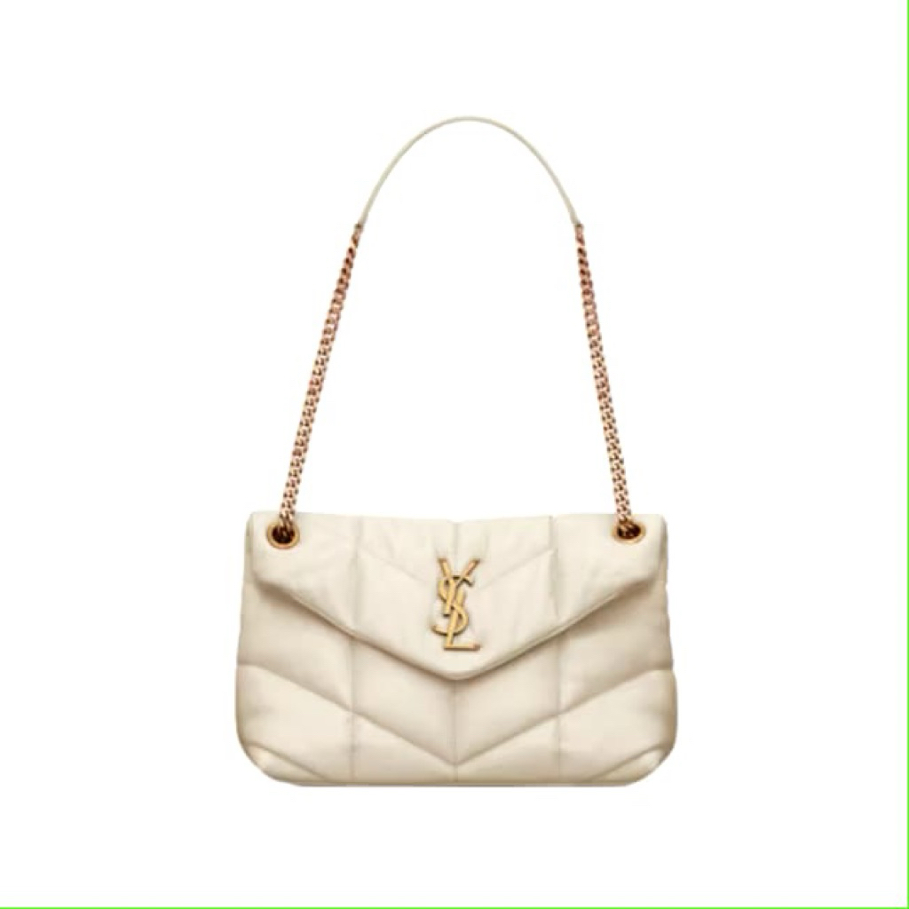 Tas YSL LouLou Puffer ivory Preloved
