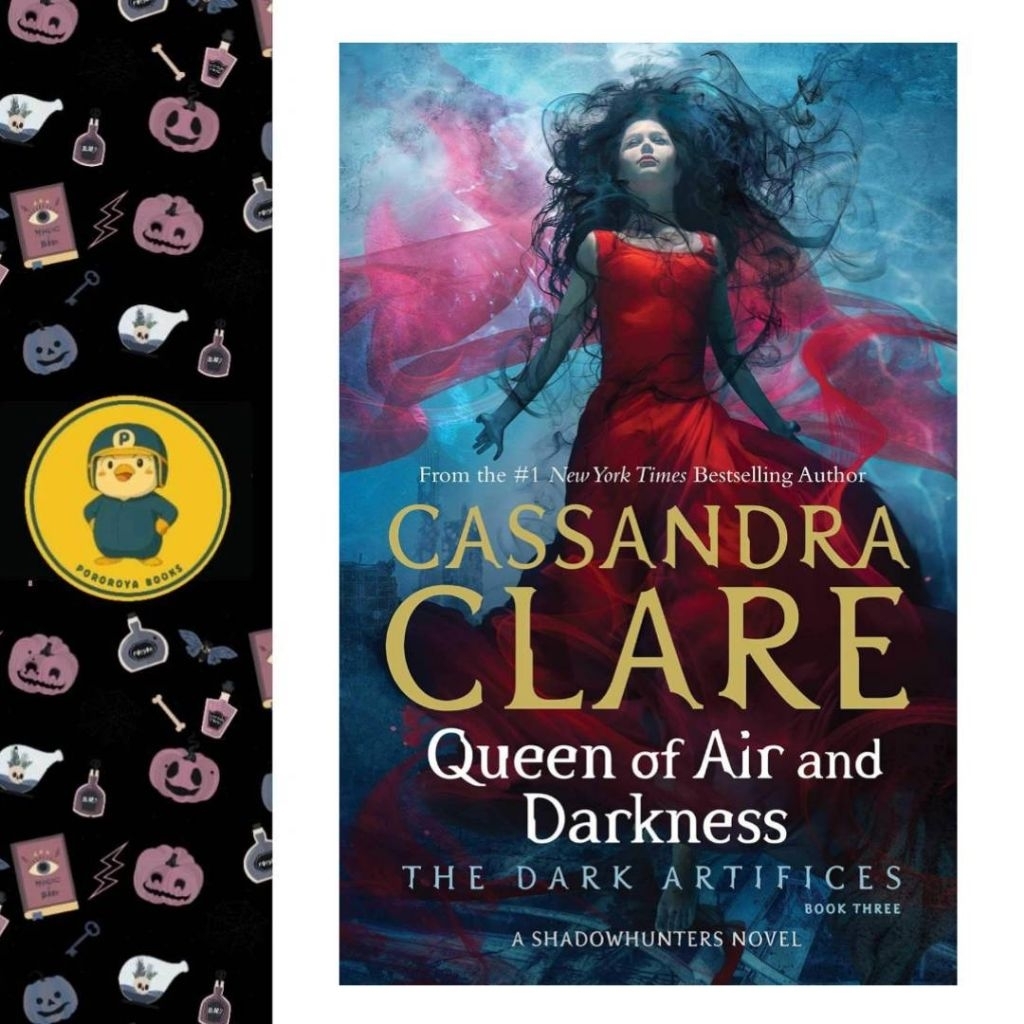 100% ORI Novel QUEEN OF AIR AND DARKNESS Cassandra Clare The Dark Artifices 3 English Paperback Simo