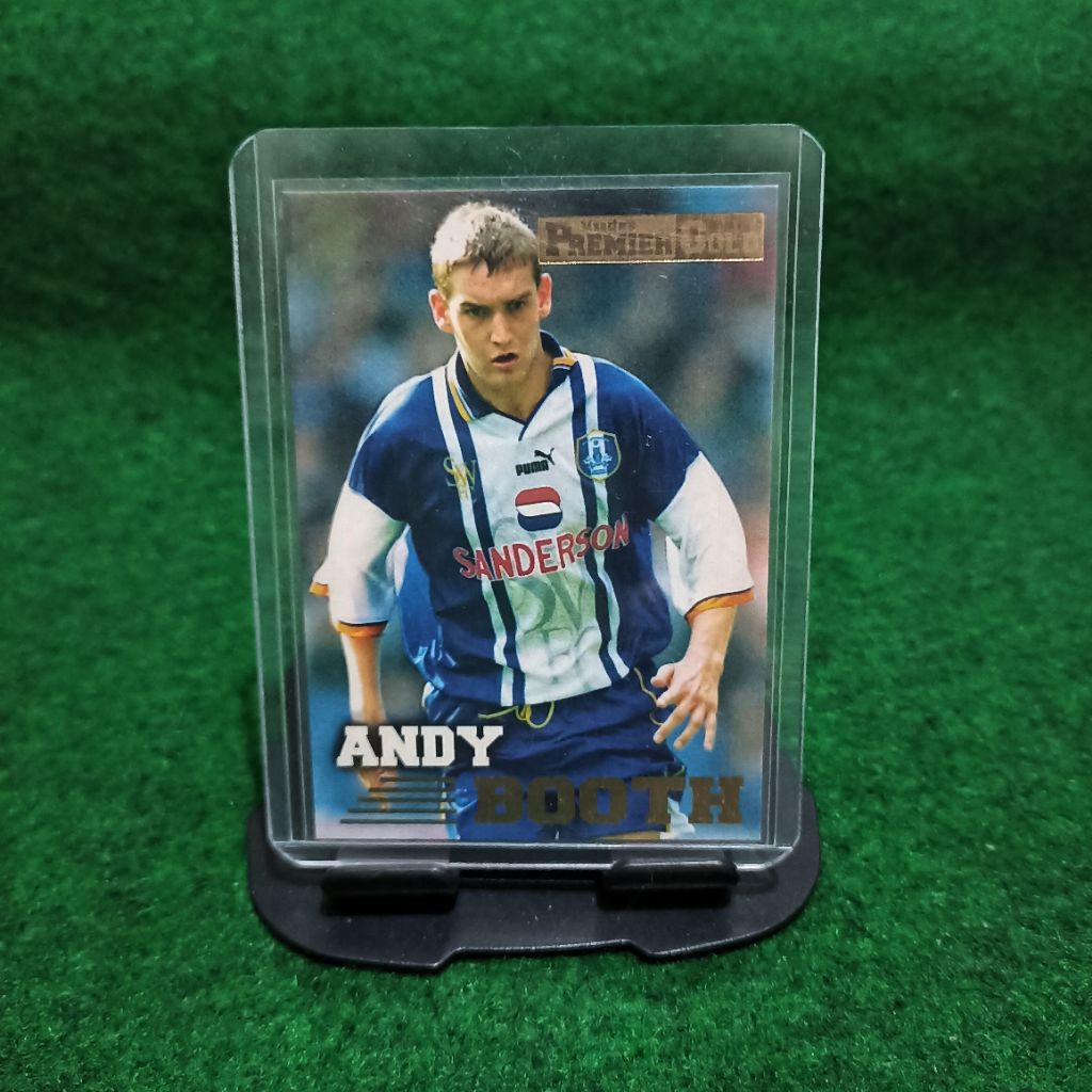 KARTU BOLA ANDY BOOTH SHEFFIELD WEDNESDAY MERLIN PREMIER GOLD 1996/97