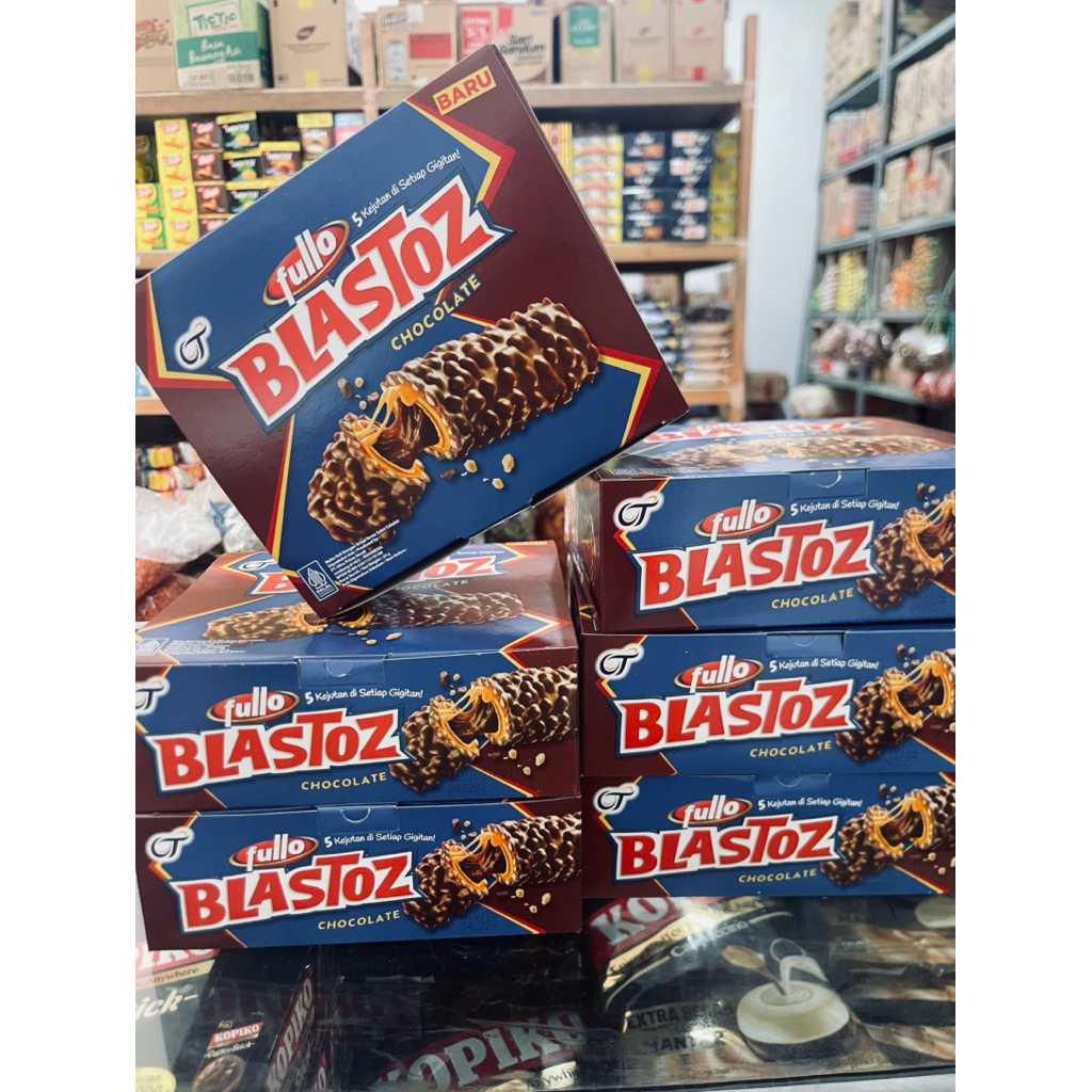 Fullo Blastoz Wafer Caramel Salute Cokelat Rice Crispy