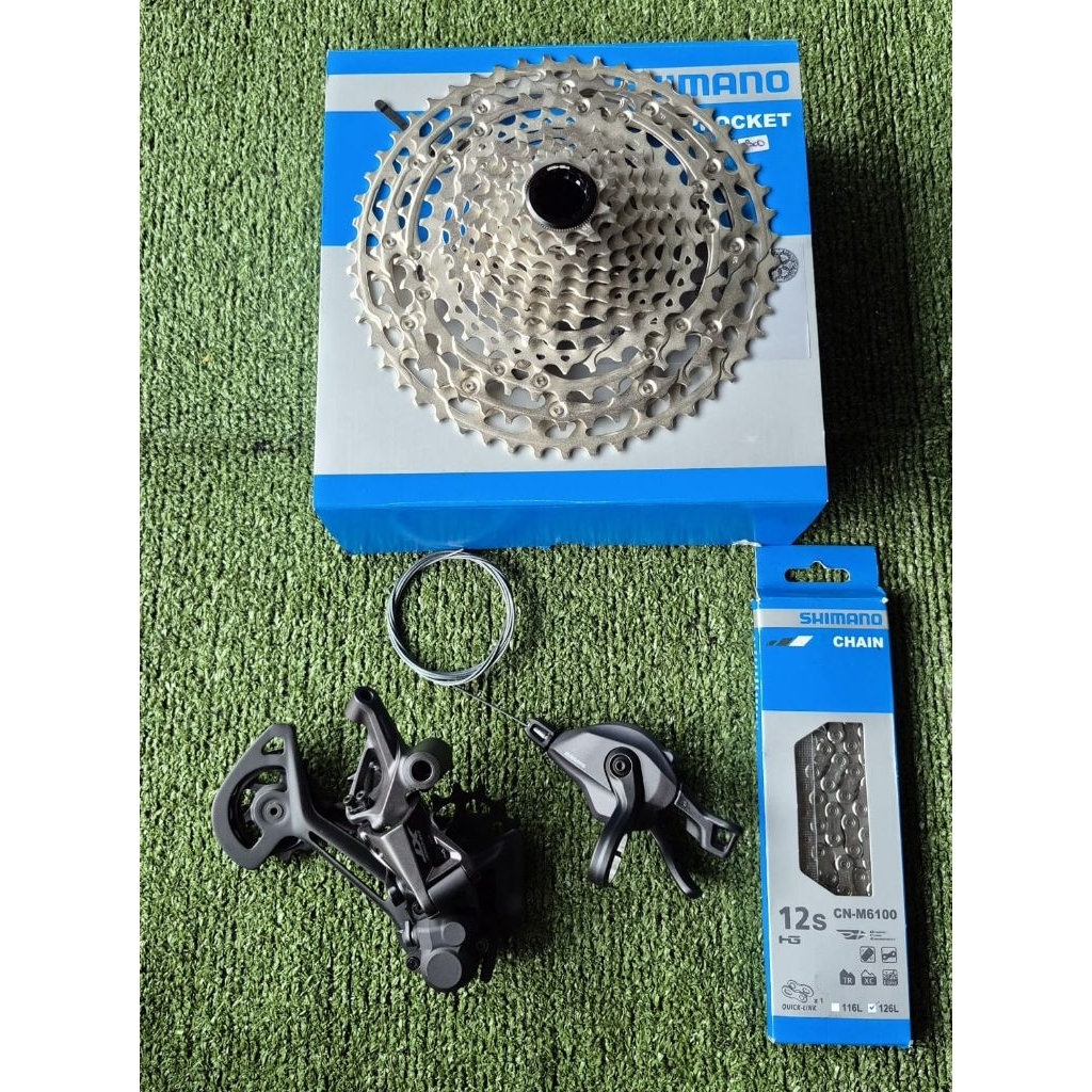 Groupset Mini Shimano Deore XT M8100 Mix Shimano Deore M6100 1x12 Speed Original New