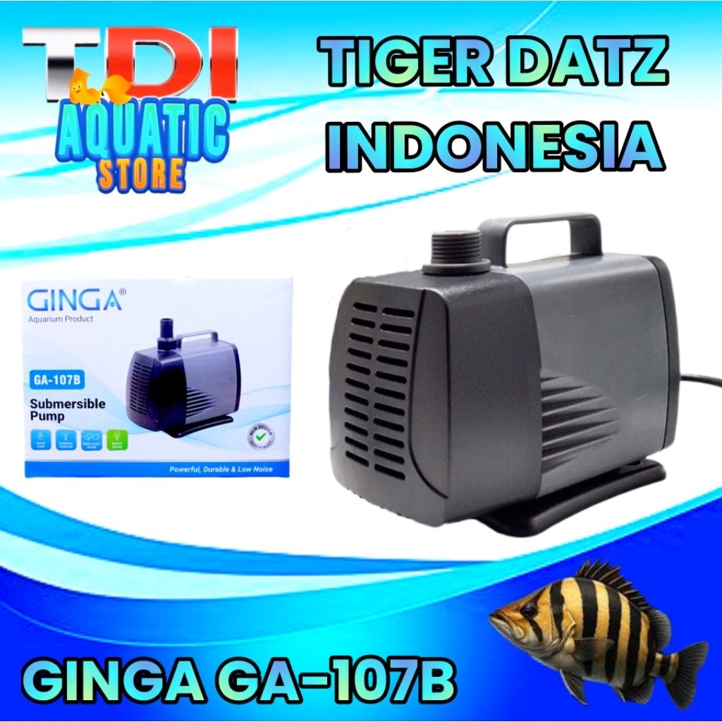 POMPA CELUP AIR KOLAM GINGA GA-107B WATER PUMP LOW WATT