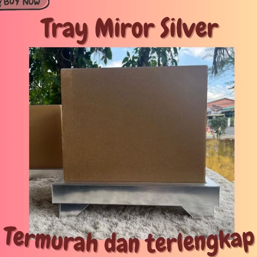 BOX FULL AKRILIK MIROR SET ISI 4 + TUTUP AKRILIK | BOX HANTARAN DAN SESERAHAN