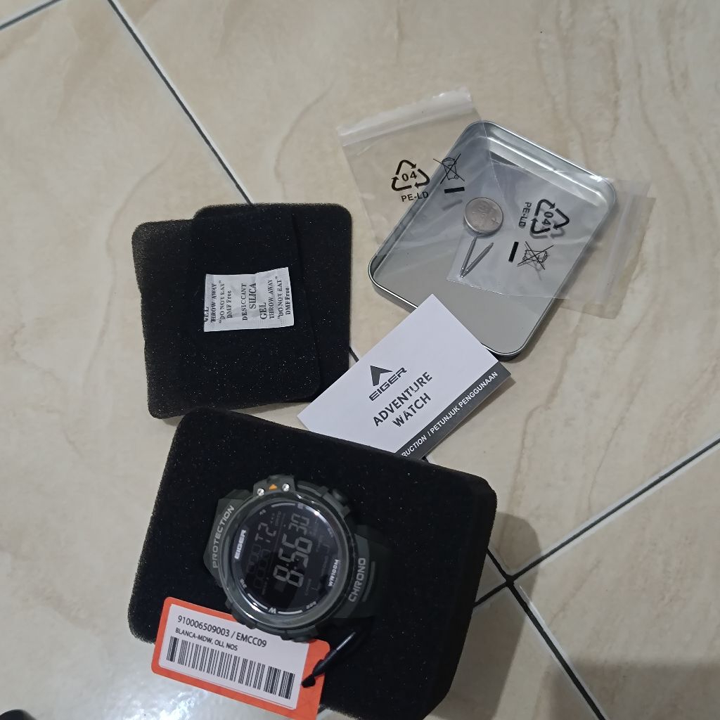 Jam tangan eiger baru bukan bekas