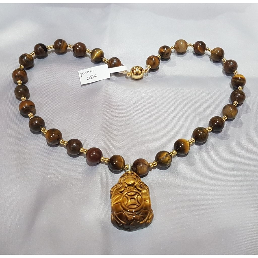 Kalung Tiger eye asli