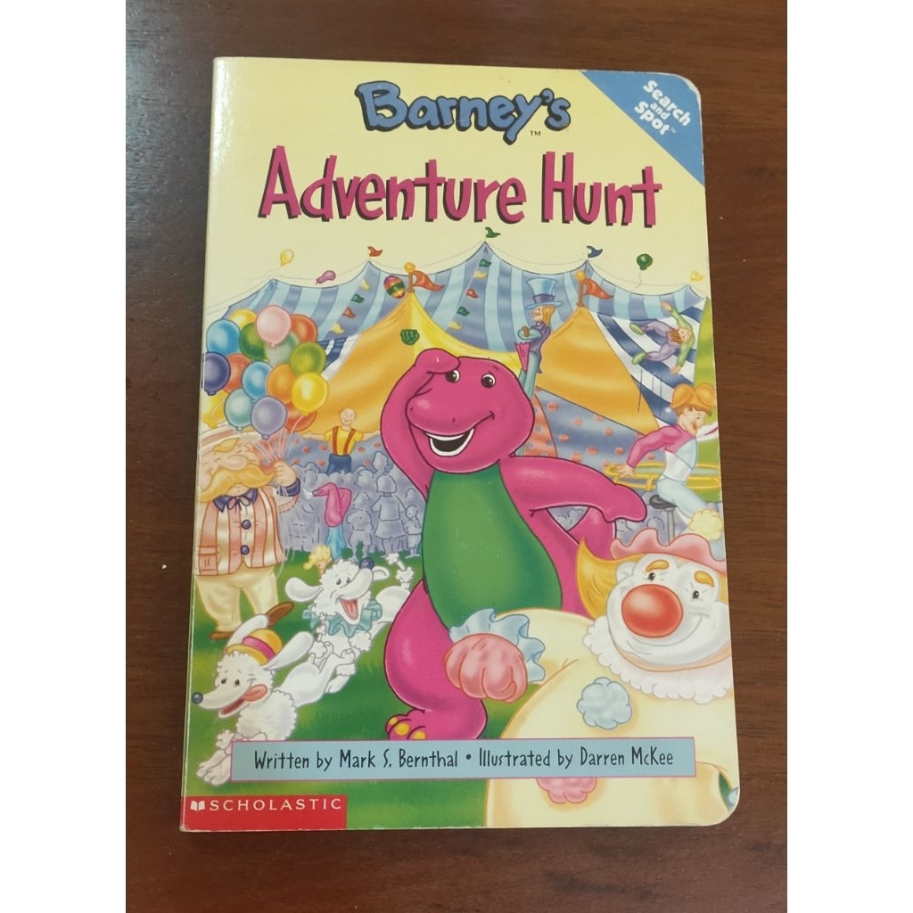 Barney's Treasure Hunt Mark S Bernthal Buku Anak English Board Book Barney