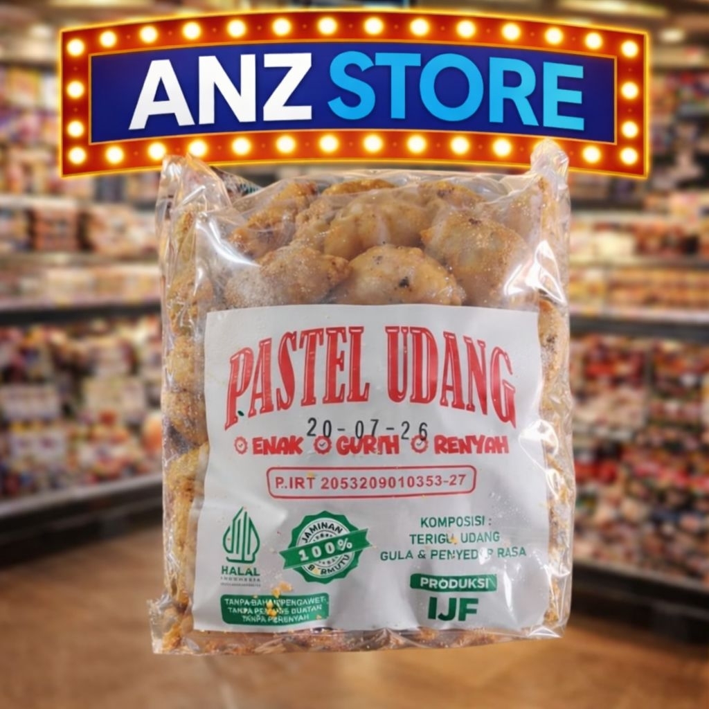 Pastel Udang Kering Premium 500g