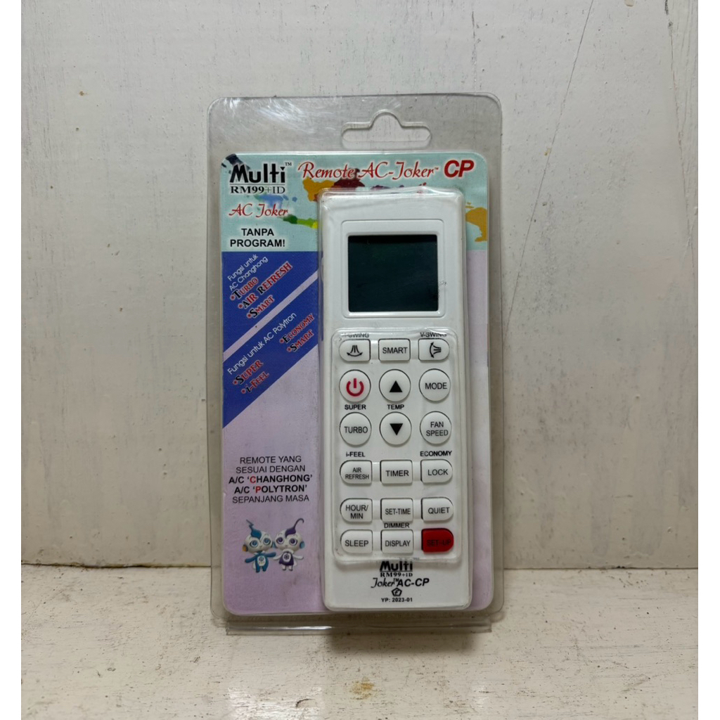 Remote AC Multi Joker CP / Remote AC Joker Changhong & Polytron