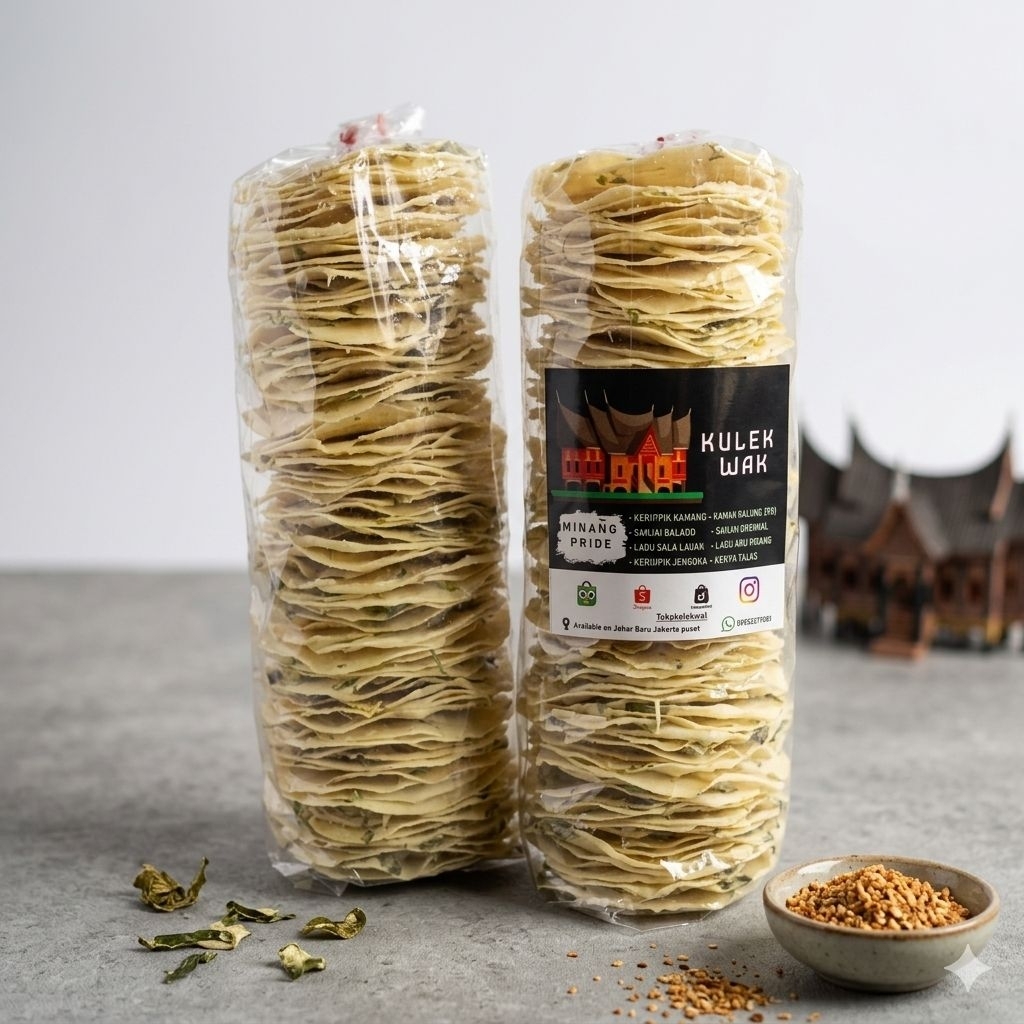 Kerupuk Ubi mentah khas kamang / kerupuk kamang opak padang