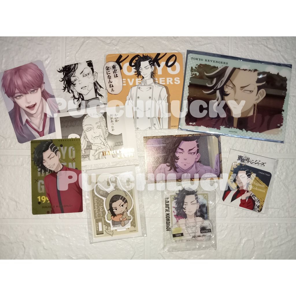 (BACA DESKRIPSI) Tokyo Revengers Sanzu Haruchiyo Kokonoi Hajime Inupi Tokrev Official Animerch Merch