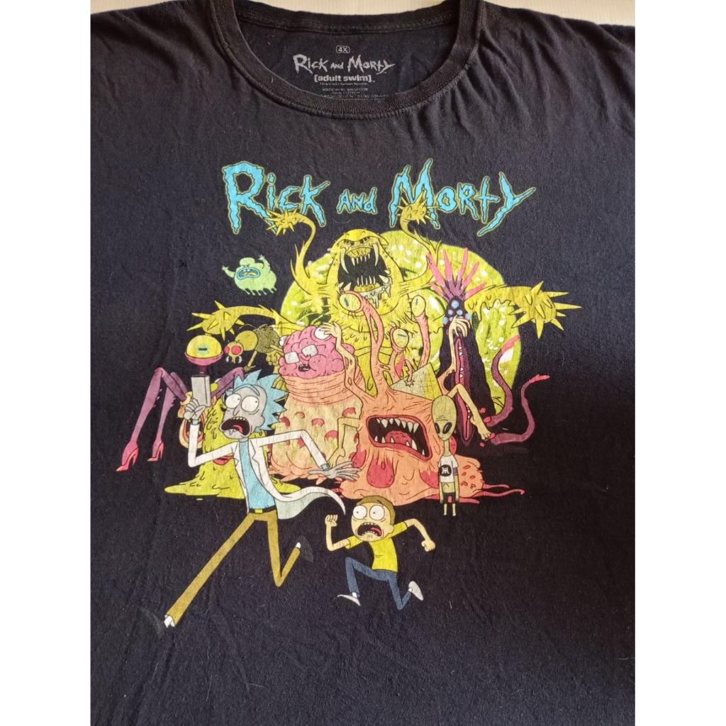 Kaos Kartun Rick And Morty Official Merchandise By Cartoon Network ©2021 Build Up Second Brand CN