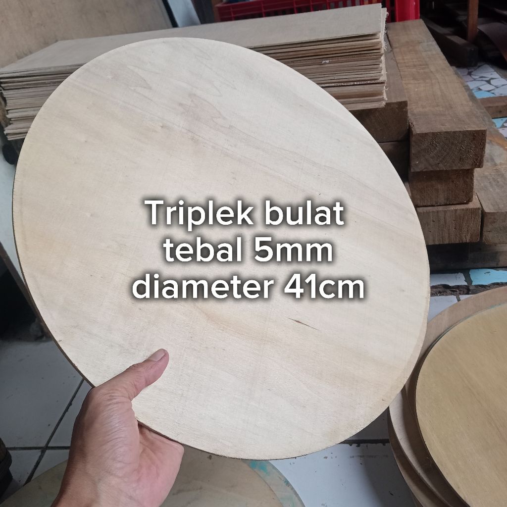 Triplek 5mm // triplek bulat tatakan