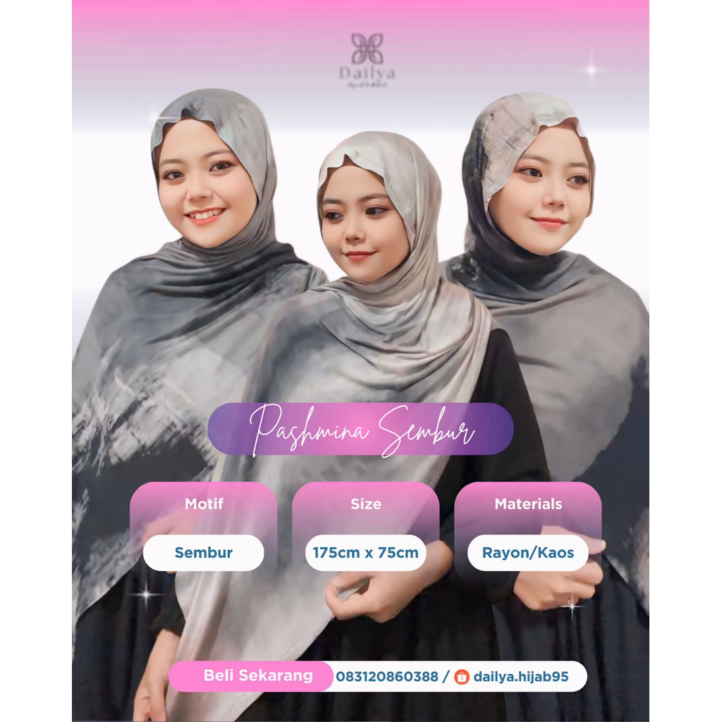 PASHMINA RAYON MOTIF SEMBUR/ PASHMINA MOTIF/ HIJAB MOTIF/HIJAB PREMIUM