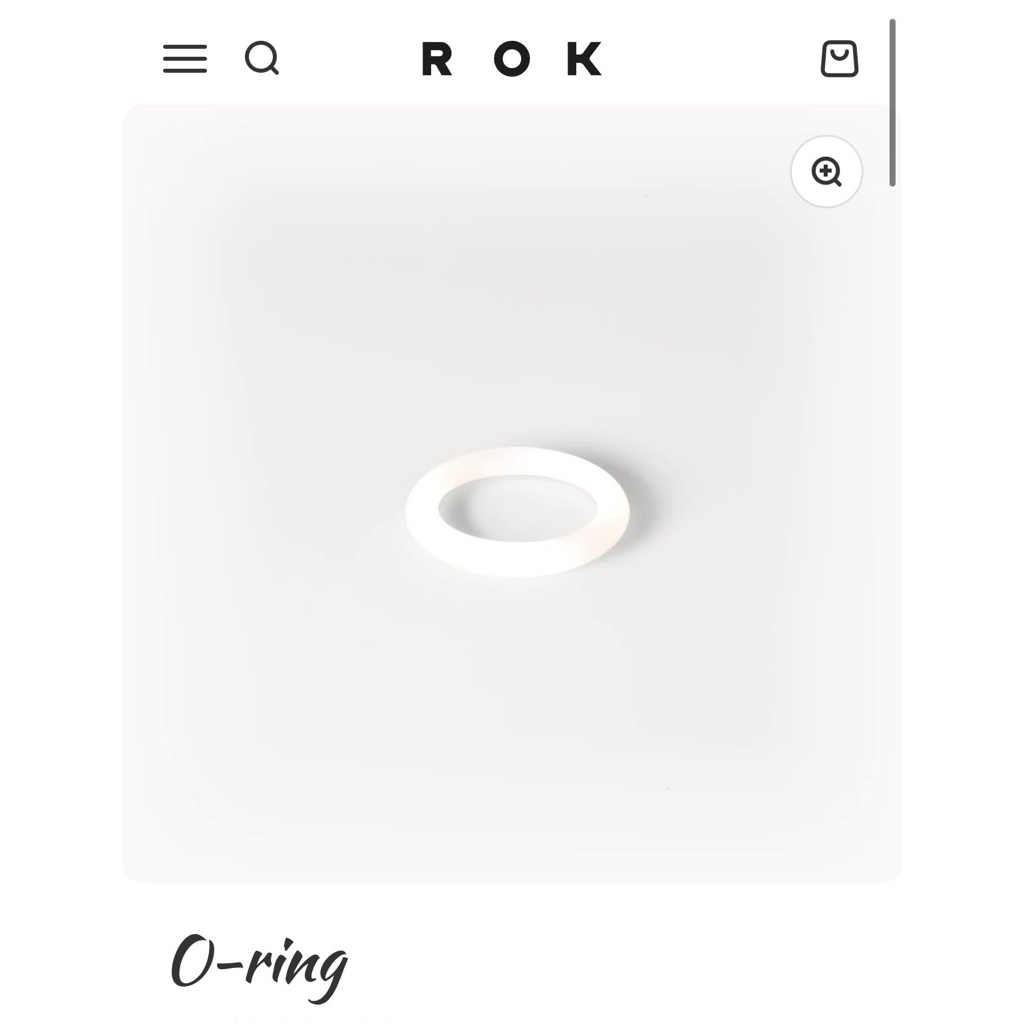 Rok Presso GC Plunger ORING Silicone Seal
