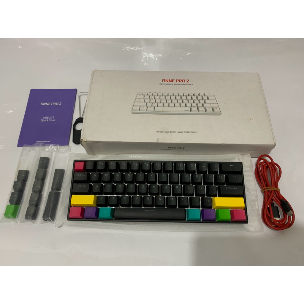 Anne Pro 2 Mechanical Wireless Keyboard Dual Connection Bluetooth
