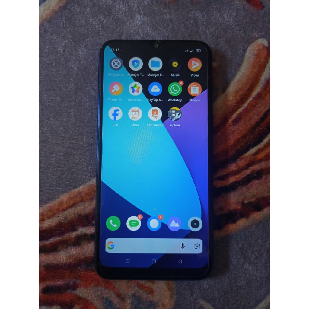 realme 3 ram 4/64 normal siap pakai