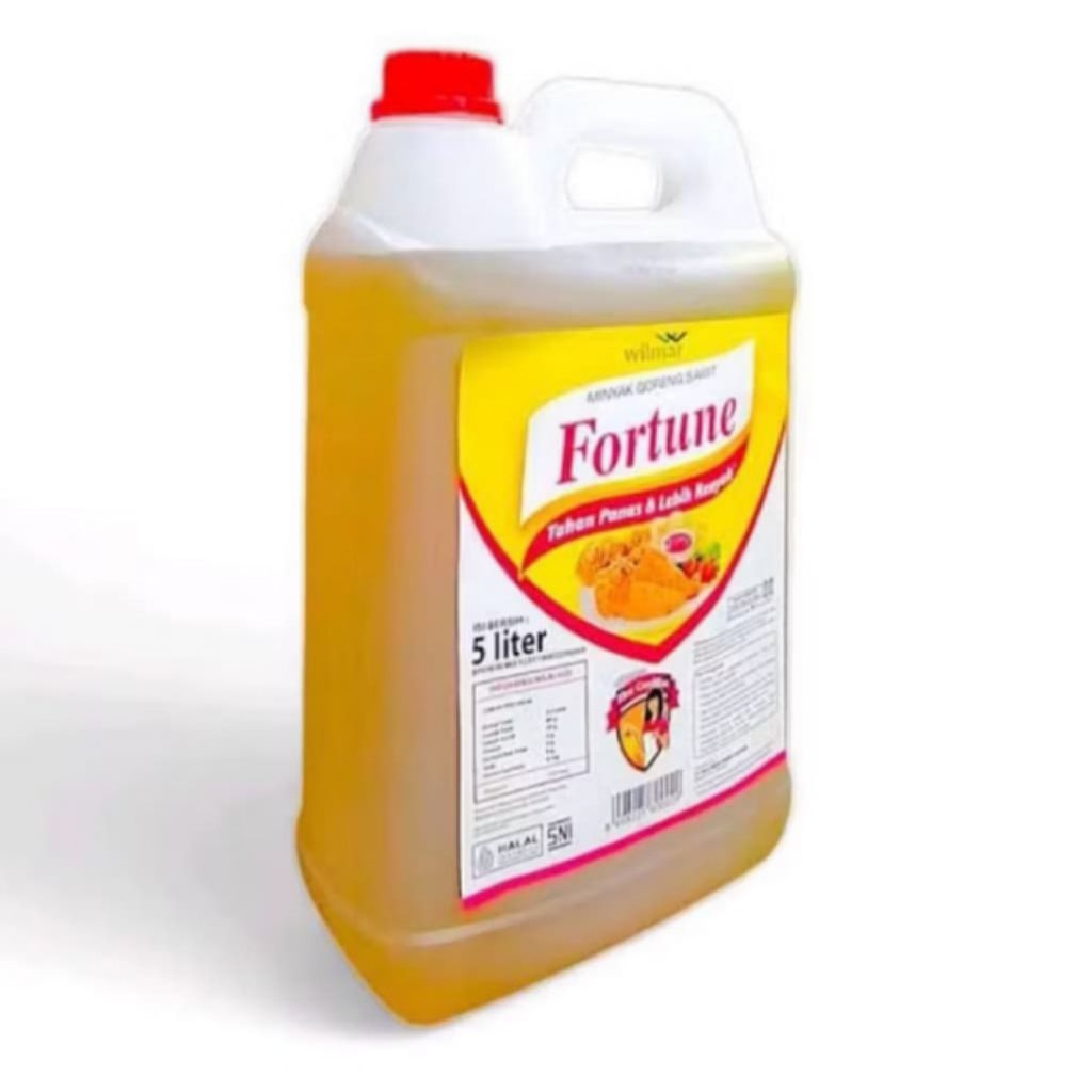 Minyak Goreng  fortune 5 Liter - Berkualitas, Higienis, Kaya Vitamin