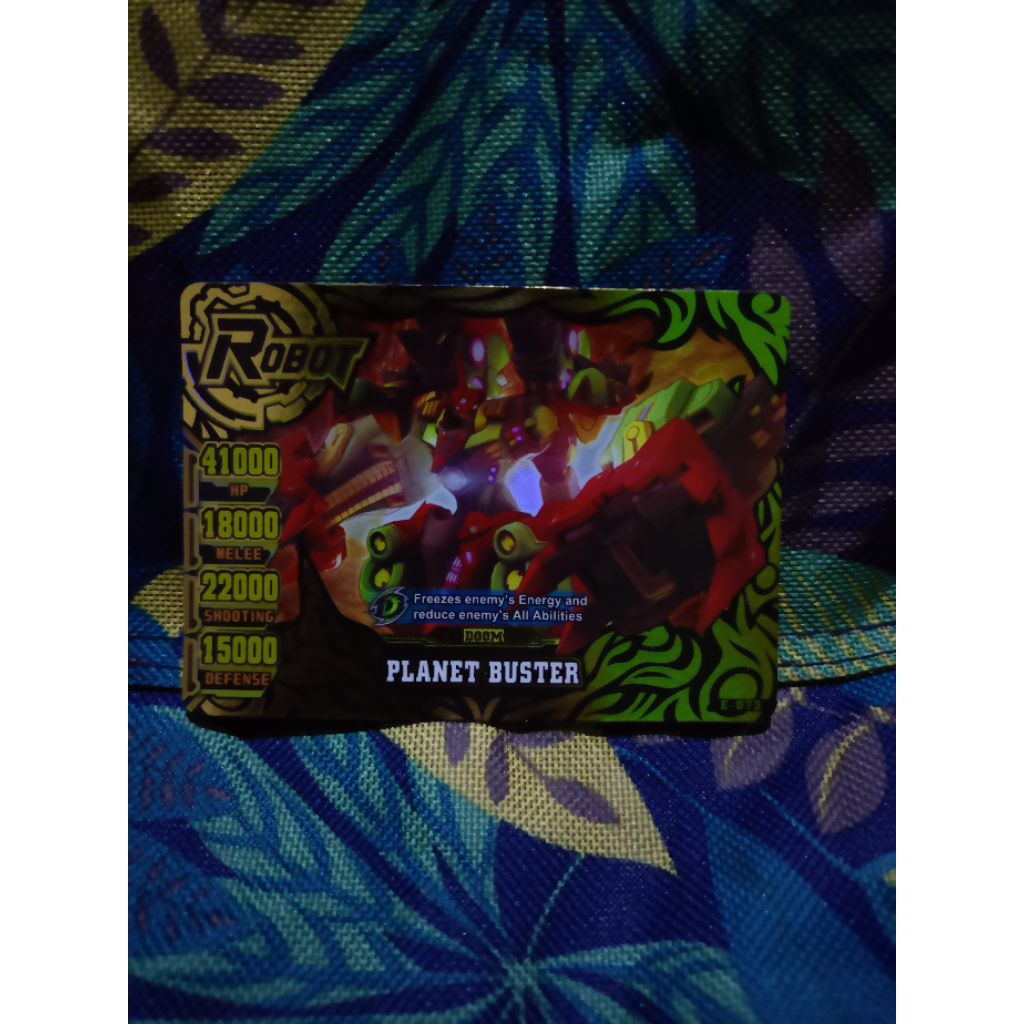 kartu Hero of robot emas