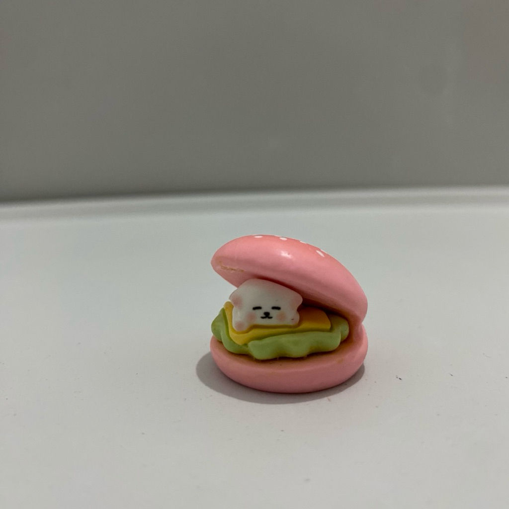 MAINAN ANAK MINIATUR DOFF BURGER GUGUK ANJING MINI FIGURE CLAY LUCU