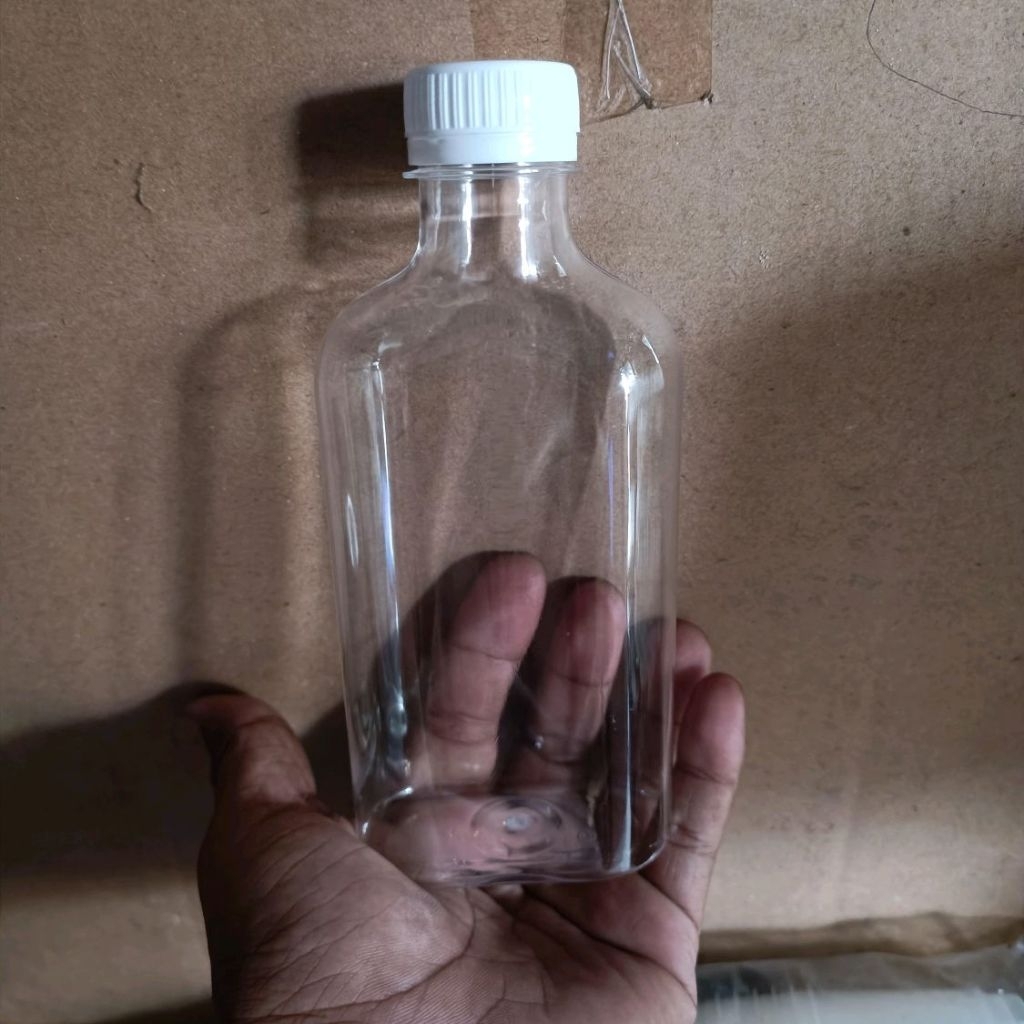 Botol Plastik PET Gepeng 300ml - Desain Ringan, Cocok untuk Minuman