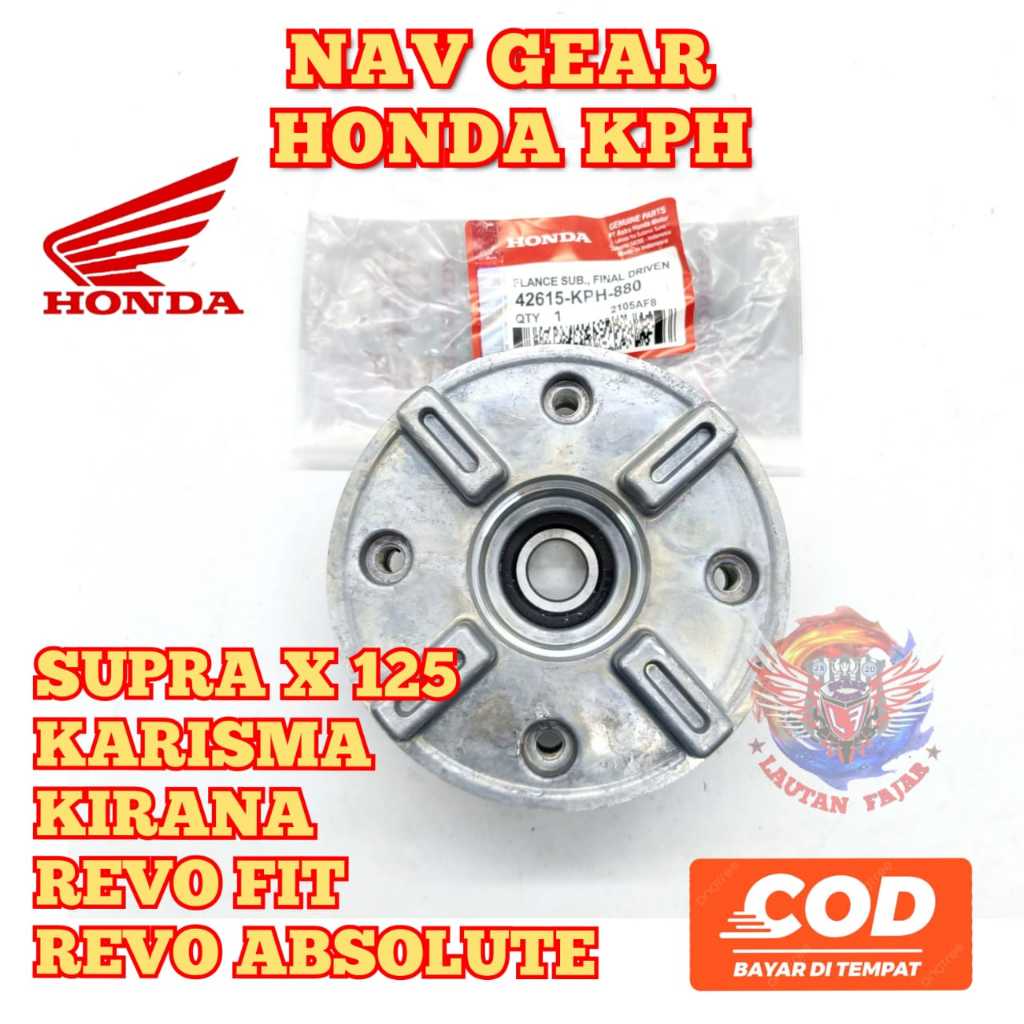 Nav Gear Ori Honda KPH Karisma Kirana Revo Fit Revo Absolute Supra Fit New Supra X 125 Karbu Nap Gir