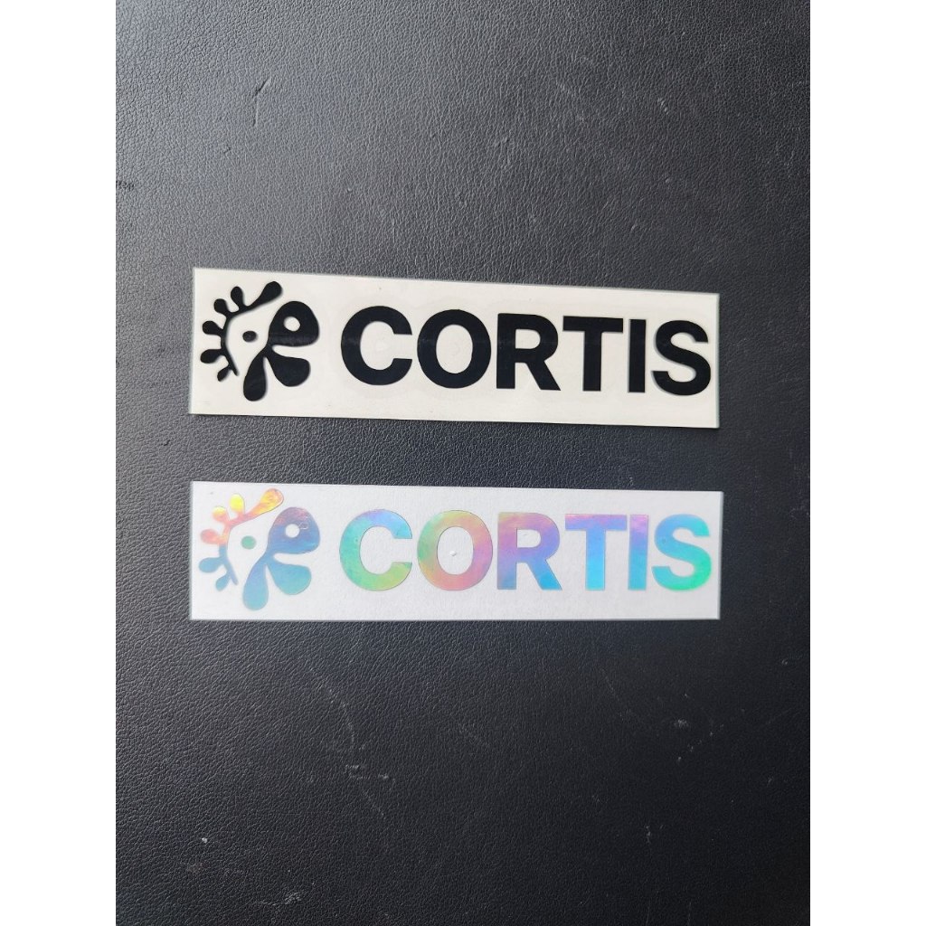 CORTIS - Sticker Logo + Nama Grup Hologram / Oracal HItam / Transparan / Tanpa Logo