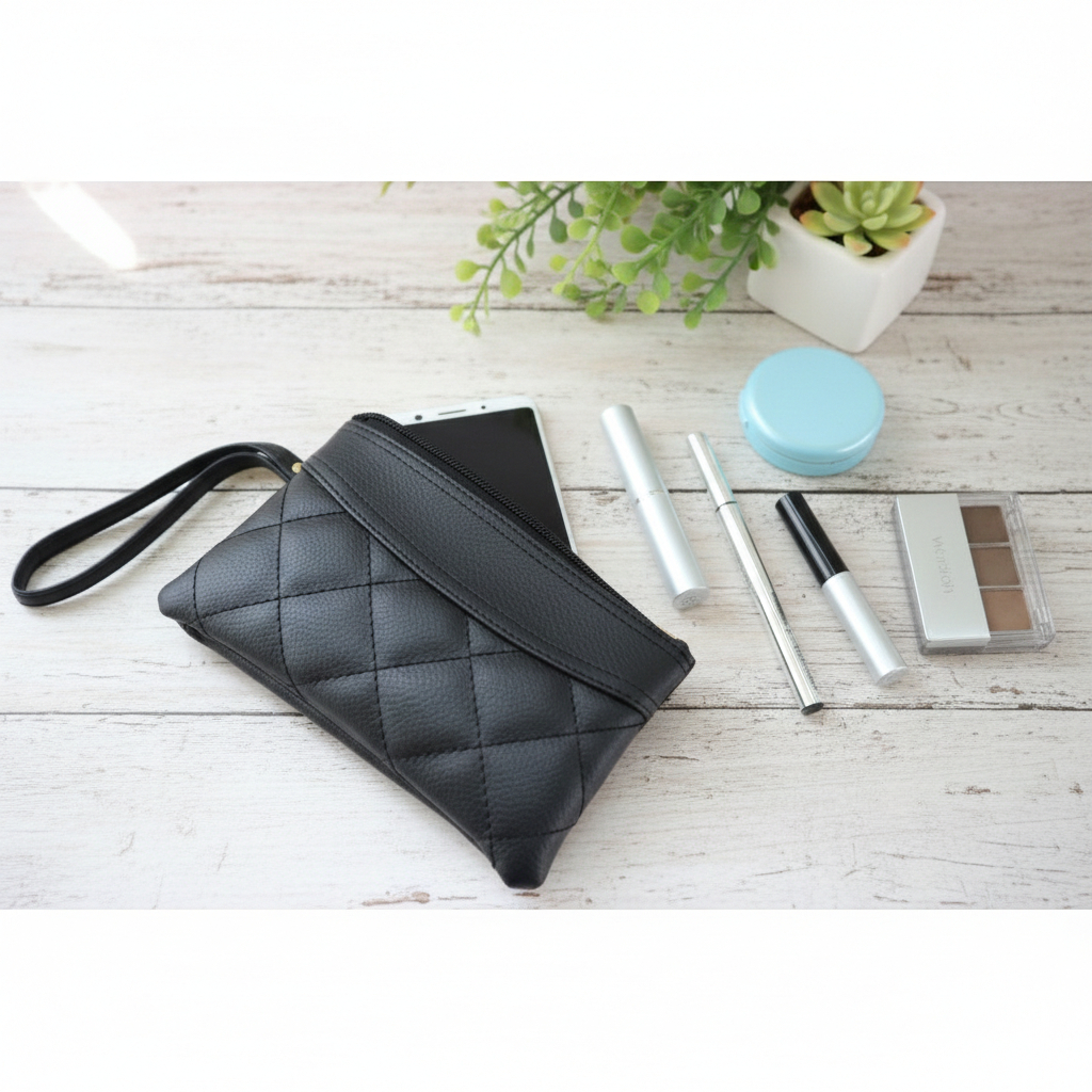 Dompet Wanita Karina Premium | Dompet HP Wanita Stylish | Dompet Panjang Multifungsi