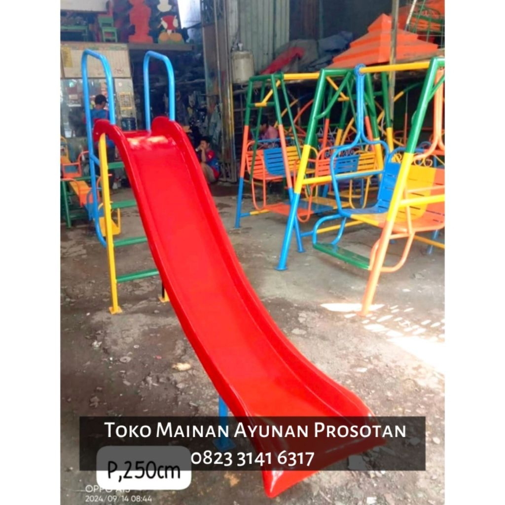 Perosotan - Prosotan - Perosotan Besi Outdoor - Prosotan Besi Outdoor - Perosotan Anak Tk Paud - Pro