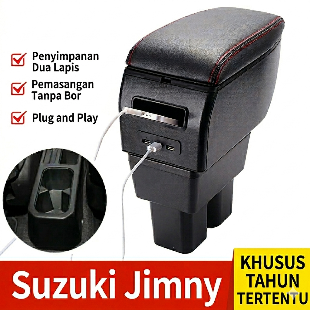 Sandaran Tangan Jimny Armrest Jimny Arm Rest Console Box Suzuki New Jimny