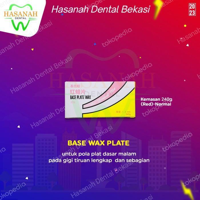 Dental Base Wax Plate - (Lilin Lembaran Dental)