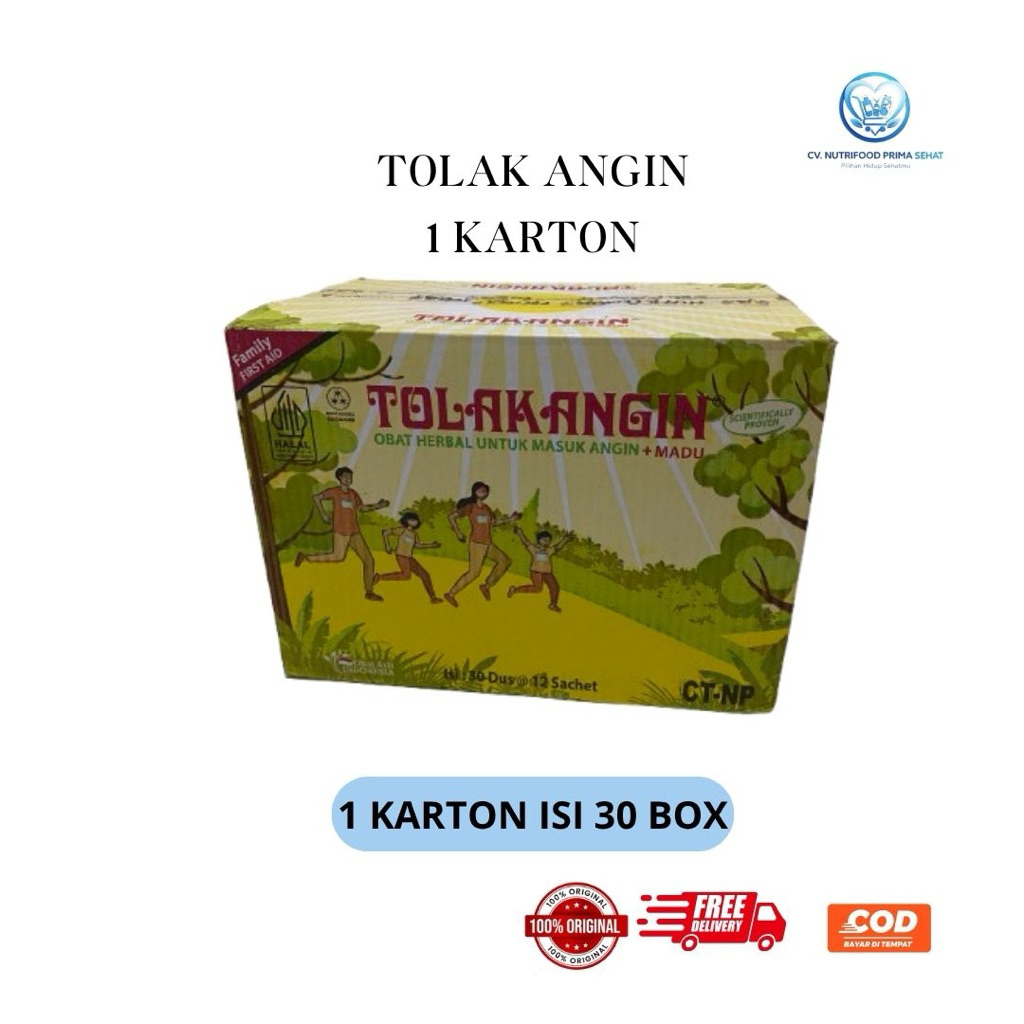 Tolak Angin Cair 1 Karton – Herbal Masuk Angin, Redakan Mual, Kembung & Jaga Daya Tahan Tubuh