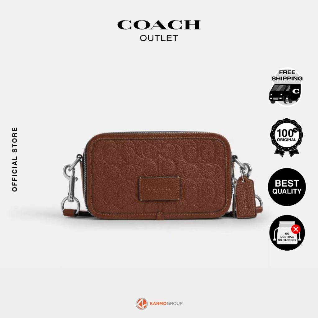 Coach Wyatt Crossbody Bag In Signature Leather - Tas Selempang Pria