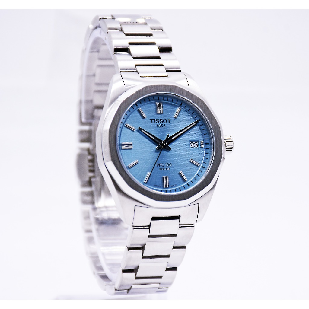 Jam Tangan Wanita Tissot PRC 100 Solar 34mm  T151.822.11.351.00 Original Garansi Resmi