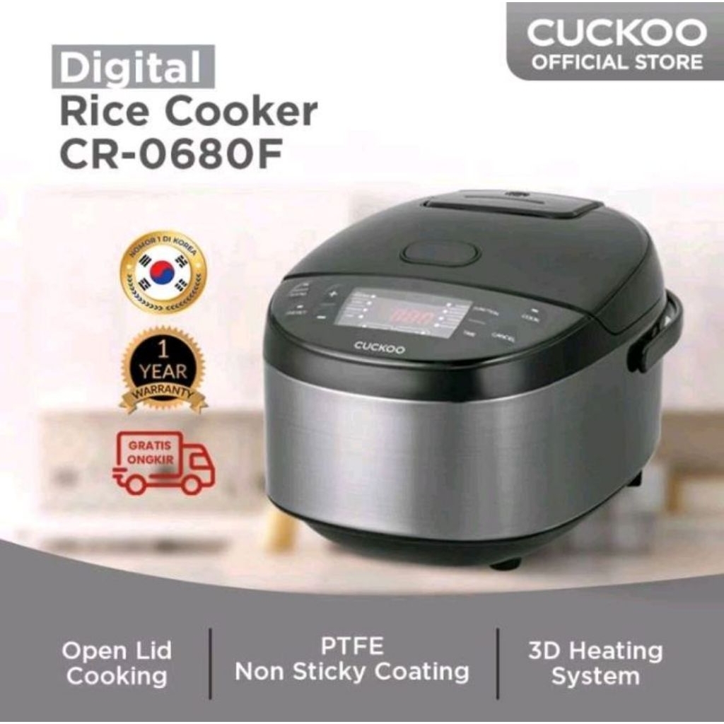 Cuckoo Rice Cooker 1 Liter CR-0680F