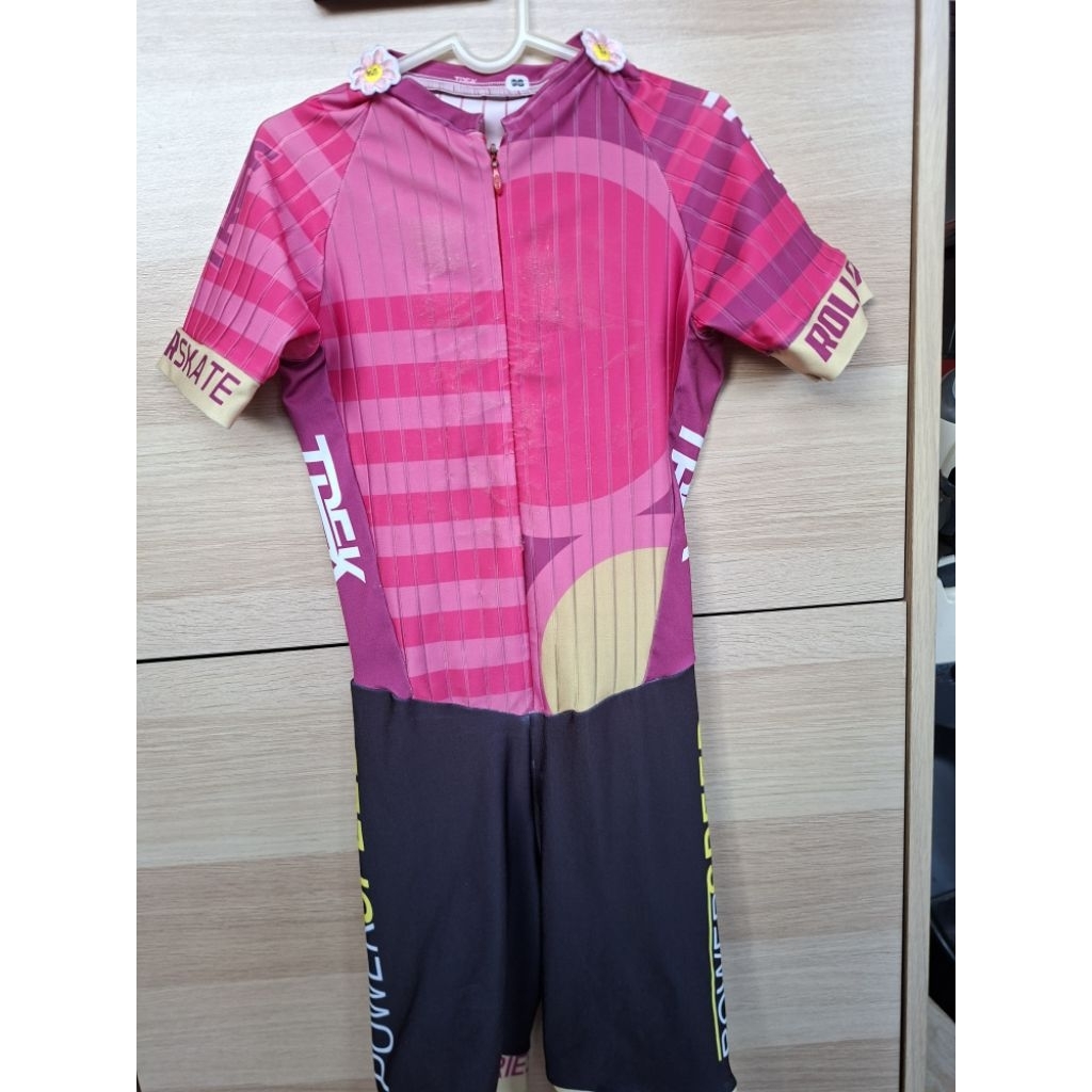 preloved skinsuit size 9s trek powerspeed pink