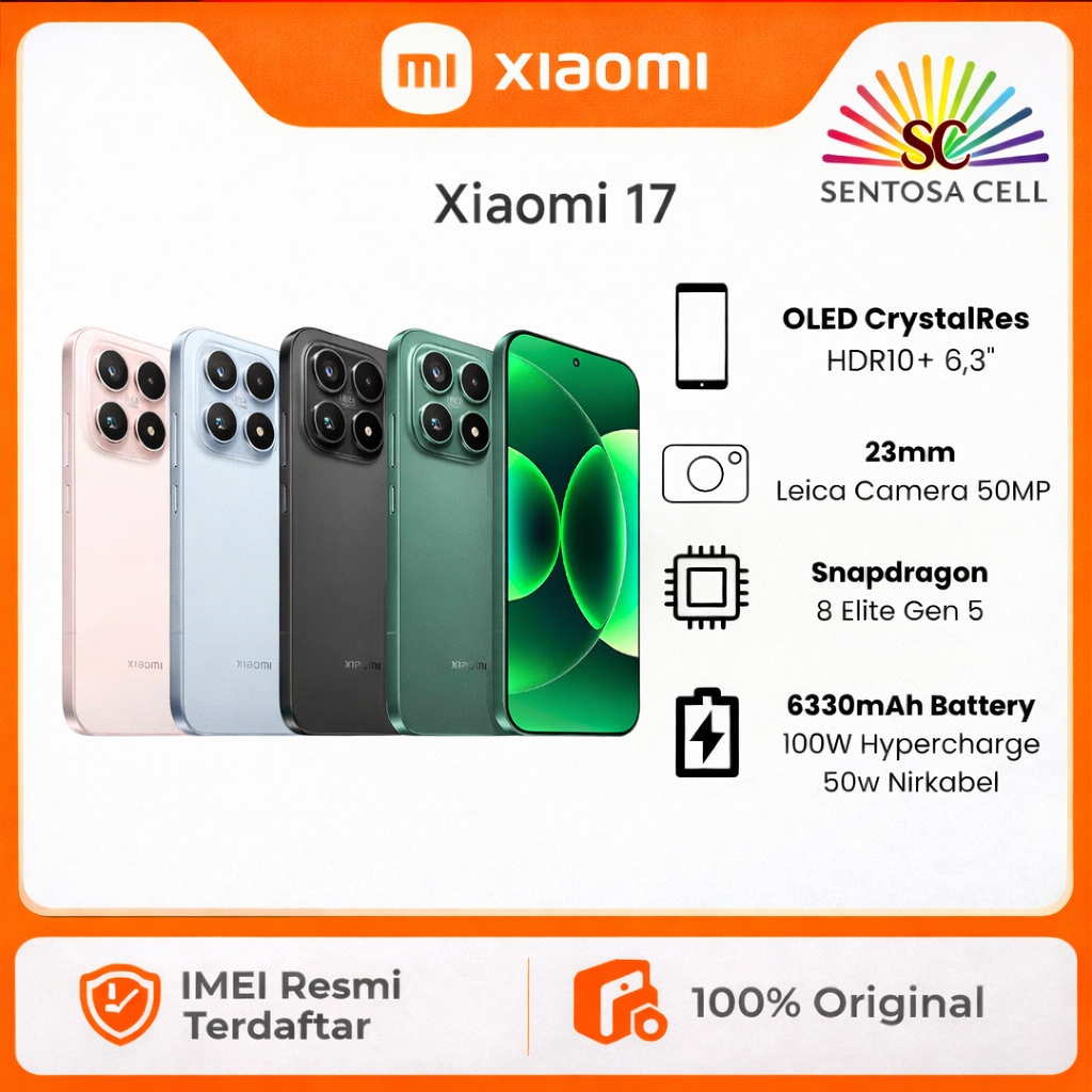 HP XIAOMI 17 12/256 | 12/512 NFC GARANSI RESMI XIAOMI INDONESIA