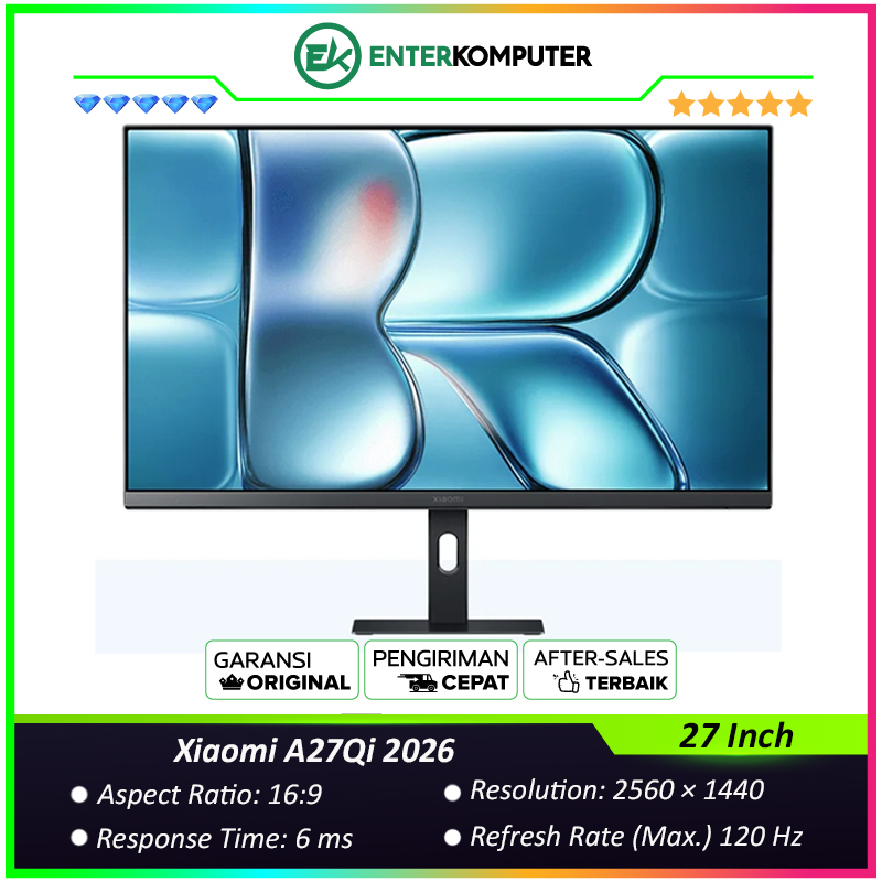 Xiaomi A27Qi 2026 27 Inch 2K IPS 120Hz Monitor / Monitor 27 inch