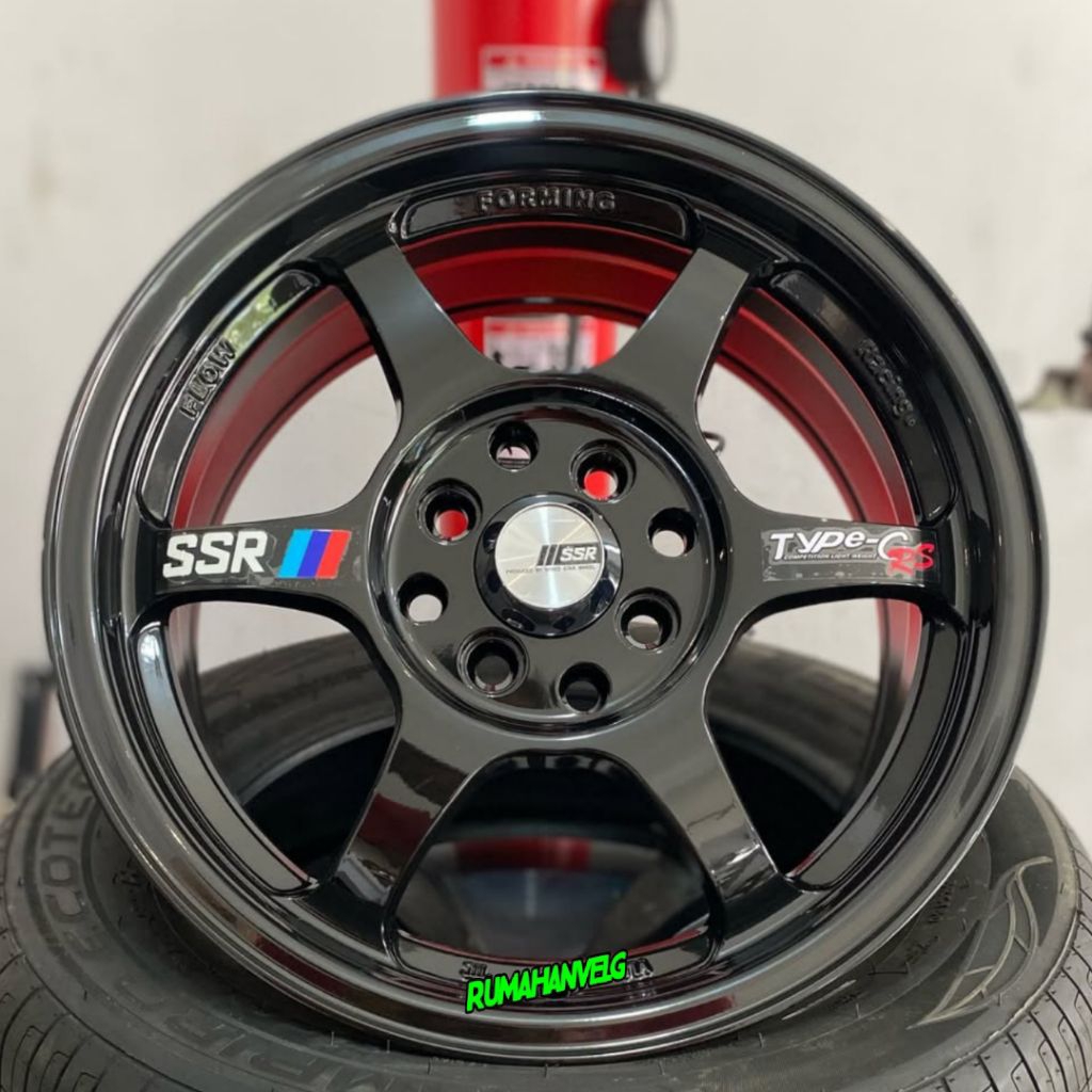 velg ssr type c ring 15 pcd 4x100 - 4x114,3 lebar 6,5 velg racing r15 velg mobil Avanza Xenia Livina